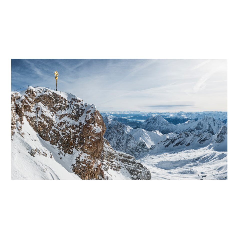 Fototapet vlies - Iarna in Zugspitze - 500 x 280 cm