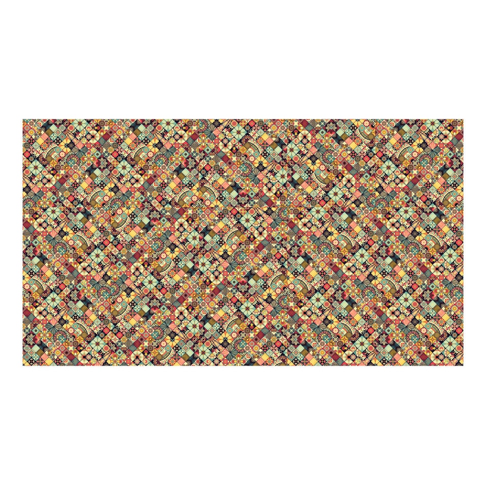 Fototapet vlies - Rainbow Mosaic - 500 x 280 cm
