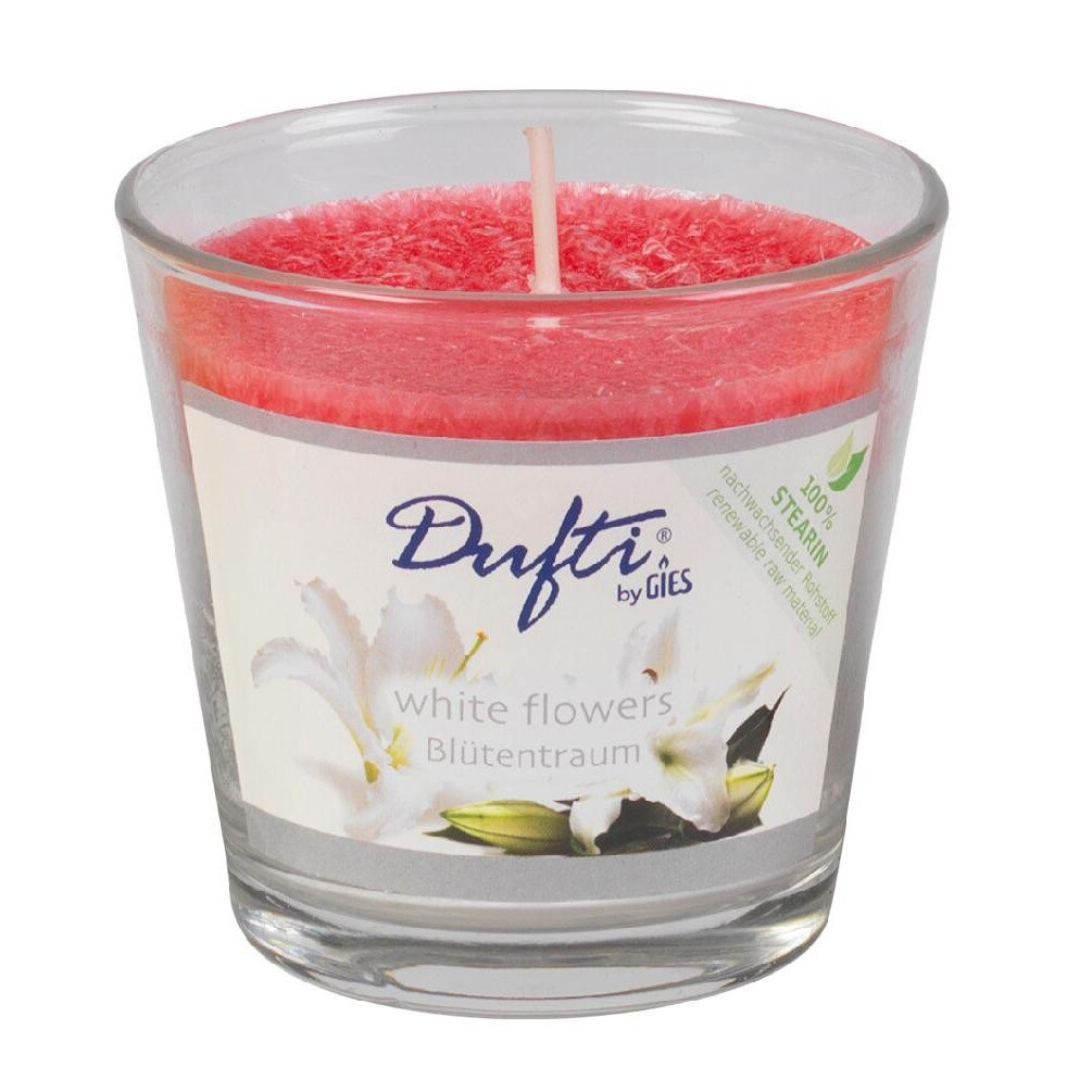 Pahar Crystal Flori Albe 18 ore Dufti by Gies, 73 x 77 mm