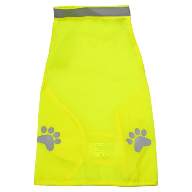 Vesta reflectorizanta pentru caini S-Pets, galbena, masura L