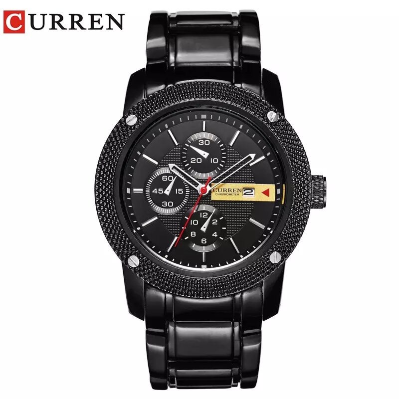 Ceas barbatesc casual Curren T-Touch, negru
