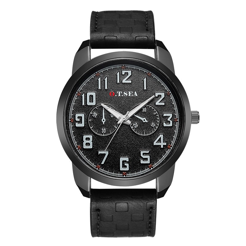 Ceas barbatesc elegant Quartz Ocean, negru