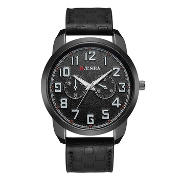Ceas barbatesc elegant Quartz Ocean, negru Ceas barbatesc elegant Quartz Ocean, negru