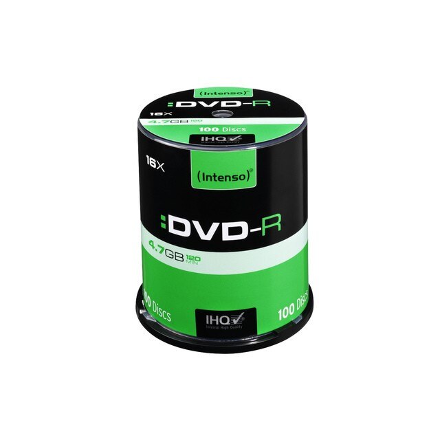 DVD-R Intenso, 4.7 GB, 16x, 100 buc