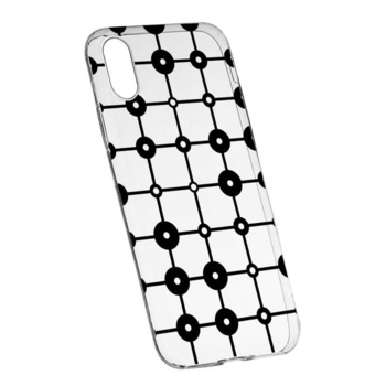 Husa pentru Apple iPhone XS Max, Circle lines, 124, Silicon Husa pentru Apple iPhone XS Max, Circle lines, 124, Silicon