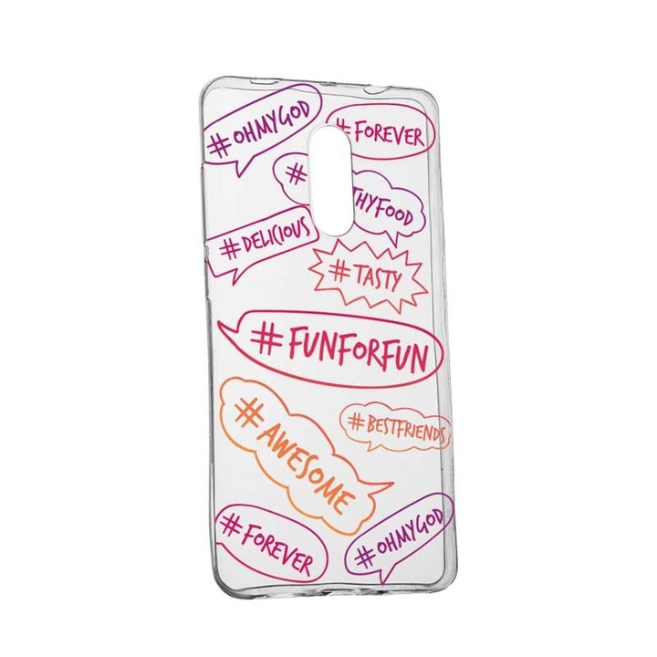 Силиконов кейс, Прозрачен, Тънък, Забавен, 125, Huawei Mate 10 Lite