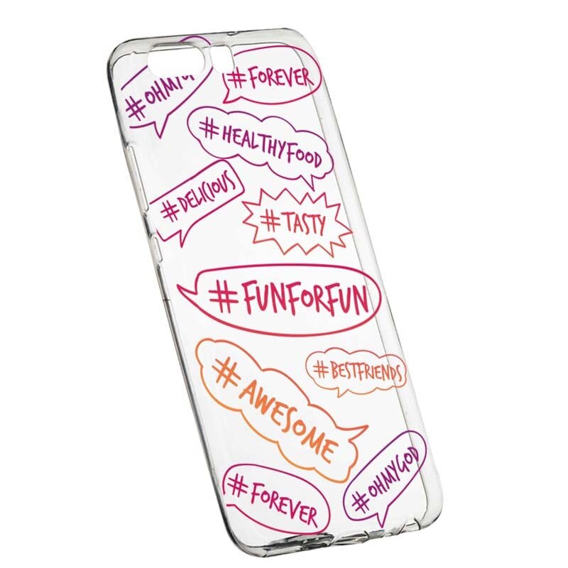 Husa Silicon, Transparent, Slim, Fun, 125, Huawei Honor 10