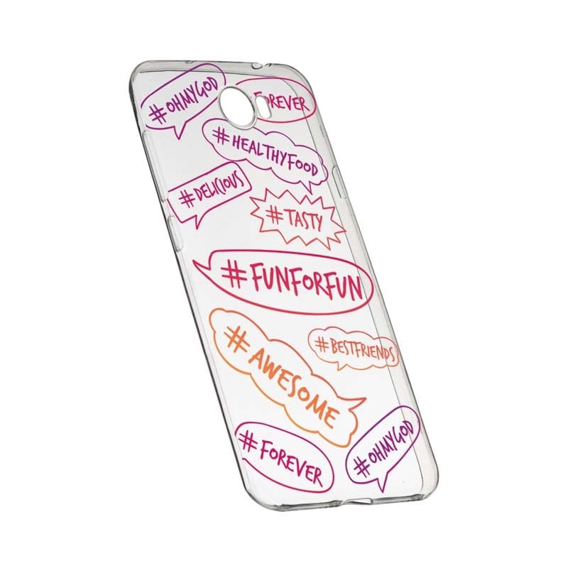 Husa Silicon, Transparent, Slim, Fun, 125, Huawei Y7 / Enjoy 7 Plus / Nova Lite Plus 2017