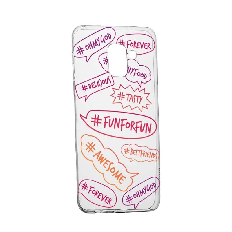 Husa Silicon, Transparent, Slim, Fun, 125, Samsung Galaxy J6 2018