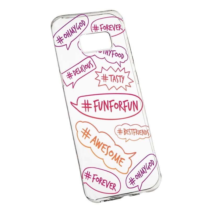 Husa Silicon, Transparent, Slim, Fun, 125, Samsung Galaxy S8