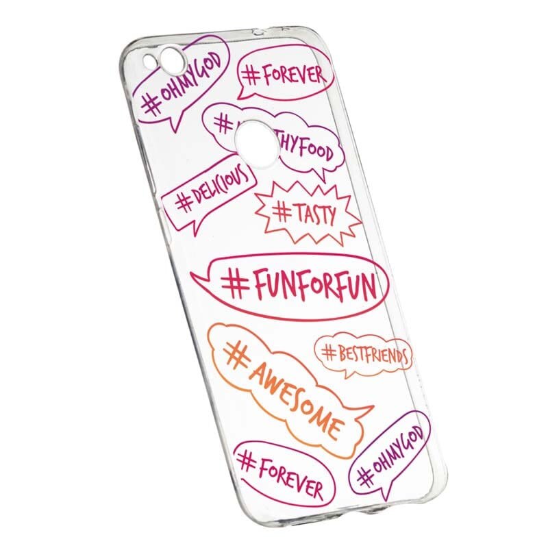 Husa Silicon, Transparent, Slim, Fun, 125, Huawei P9 Lite 2017