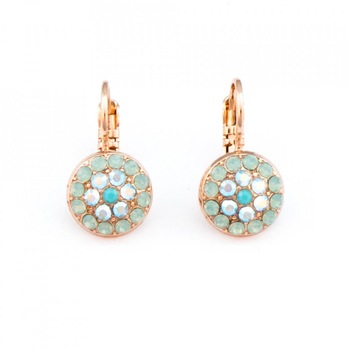 Cercei placati cu Aur roz de 24K, Cristale Swarovski, Cindy by Roxannes - Mariana Jewellery, Turquoise 1416-2677RG6 Cercei placati cu Aur roz de 24K, Cristale Swarovski, Cindy by Roxannes - Mariana Jewellery, Turquoise 1416-2677RG6