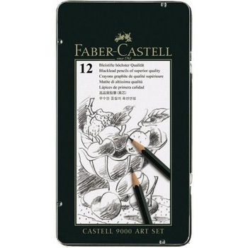 Set arta Faber-Castell CASTELL 9000, 12 buc, creion grafit Set arta Faber-Castell CASTELL 9000, 12 buc, creion grafit