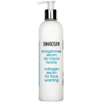 Ser pentru curatarea fetei BingoSpa, Cu acid lactic si colagen pur, 300 ml Ser pentru curatarea fetei BingoSpa, Cu acid lactic si colagen pur, 300 ml