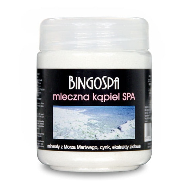 Sare de baie Milky Bath BingoSpa, Minerale din Marea Moarta, 550 g