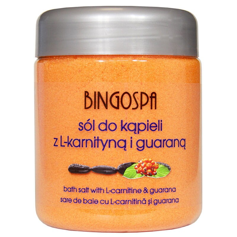 Sare de baie BingoSpa, L-carnitina si guarana, 580g