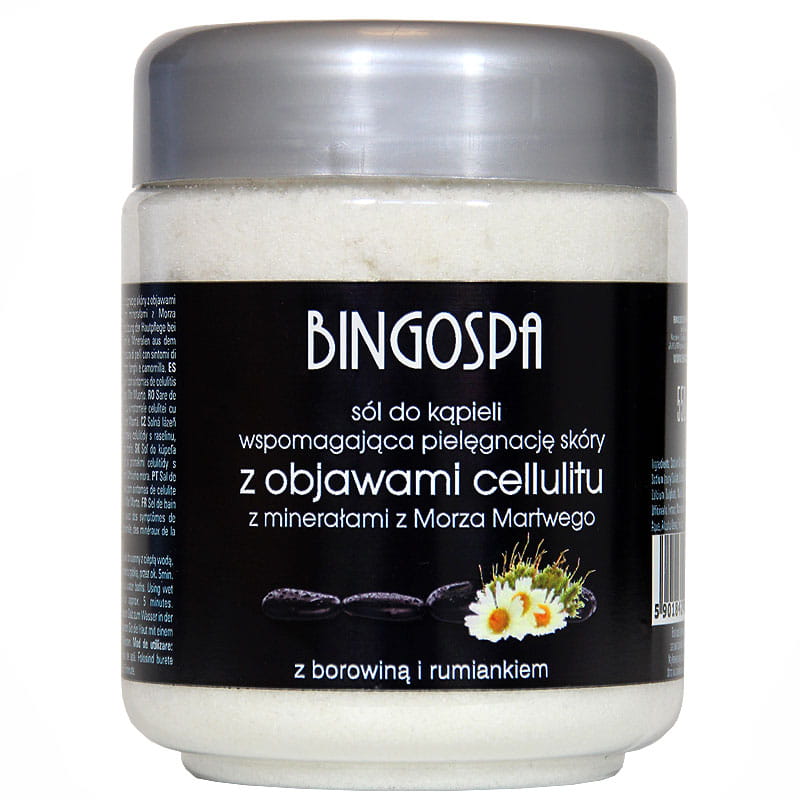 Sare de baie BingoSpa cu minerale din Marea Moarta si musetel, 550g