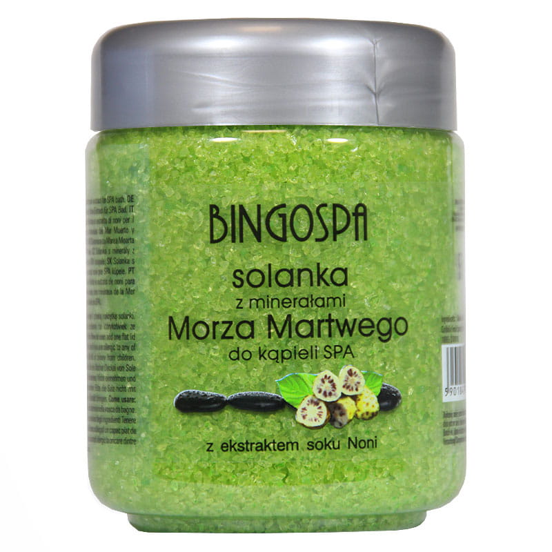 Sare de baie BingoSpa cu minerale din Marea Moarta si extract Noni, 550g