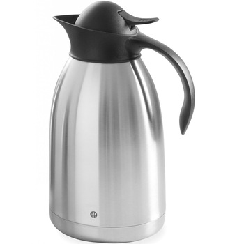 Cana termos 1.5 lt, pereti dubli inox, Hendi, cu sistem apasare negru Cana termos 1.5 lt, pereti dubli inox, Hendi, cu sistem apasare negru