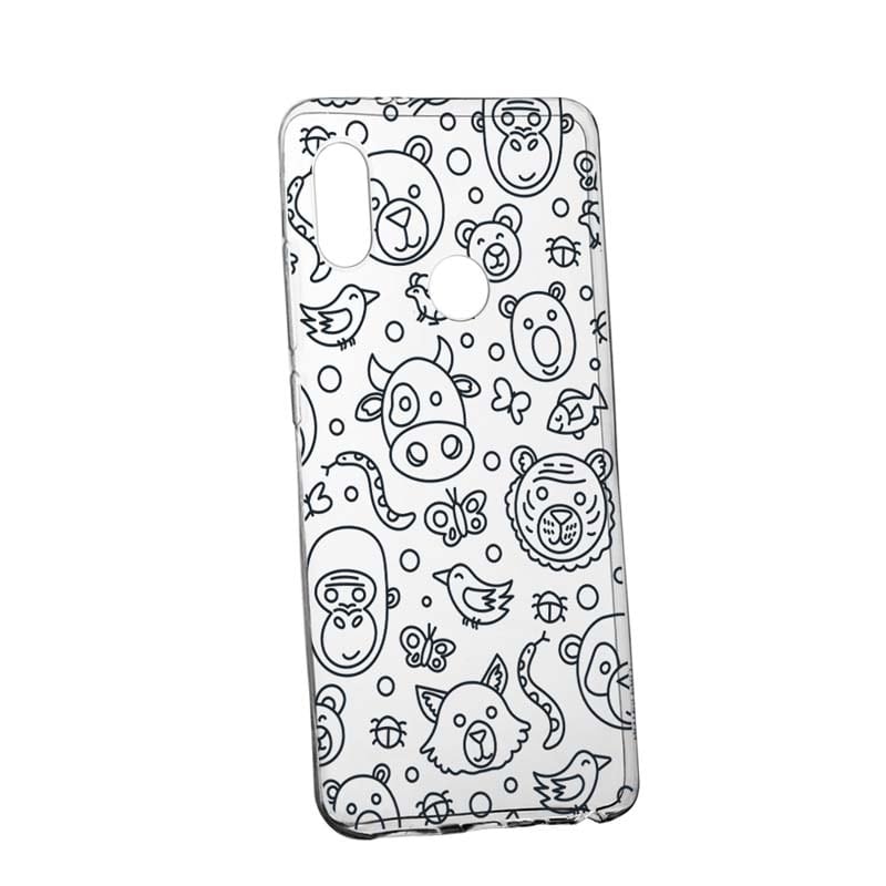 Husa Silicon, Transparent, Slim, Teddy, 131, Huawei P20 Lite