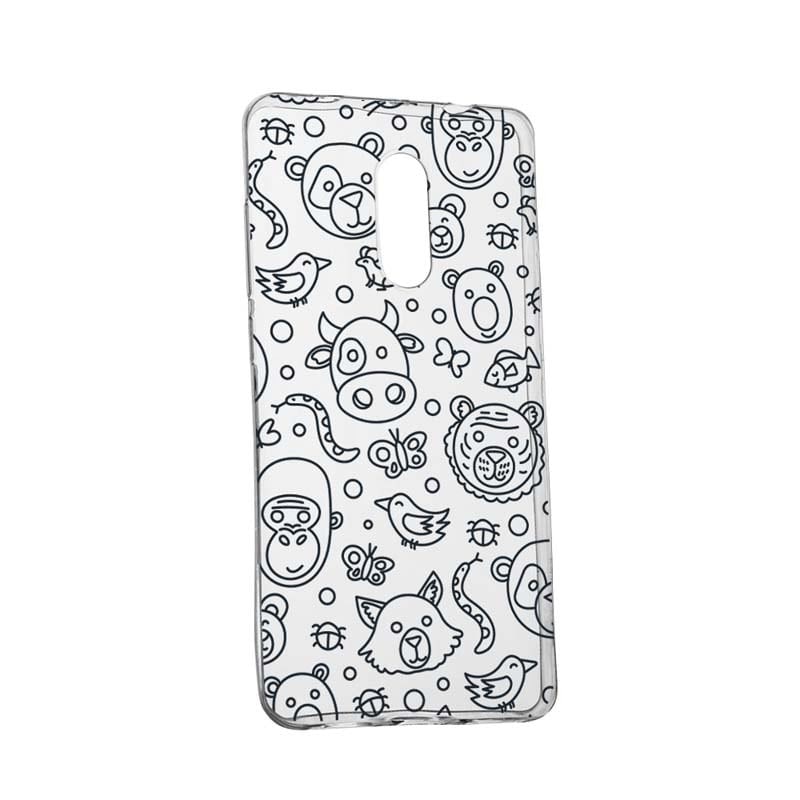 Husa Silicon, Transparent, Slim, Teddy, 131, Huawei Mate 10 Lite