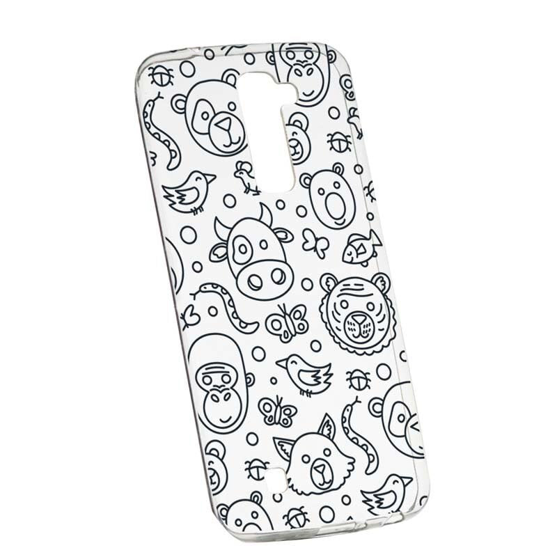 Husa Silicon, Transparent, Slim, Teddy, 131, LG G7 ThinQ