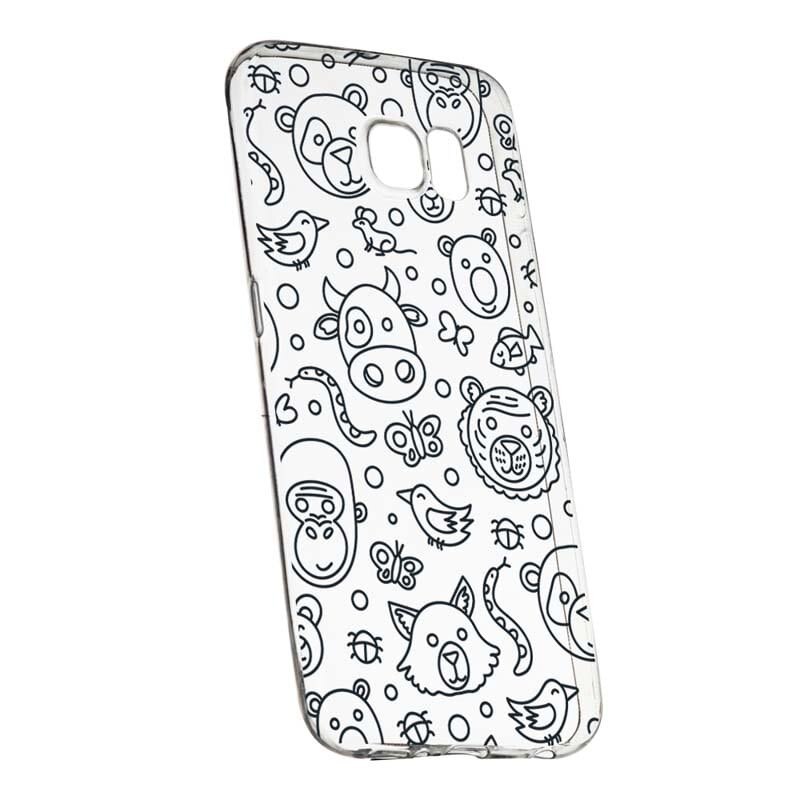 Husa Silicon, Transparent, Slim, Teddy, 131, Samsung Galaxy S7 Edge