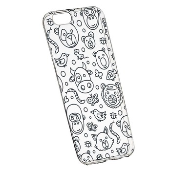 Husa Silicon, Transparent, Slim, Teddy, 131, Apple iPhone 6 PLUS / 6S PLUS Husa Silicon, Transparent, Slim, Teddy, 131, Apple iPhone 6 PLUS / 6S PLUS