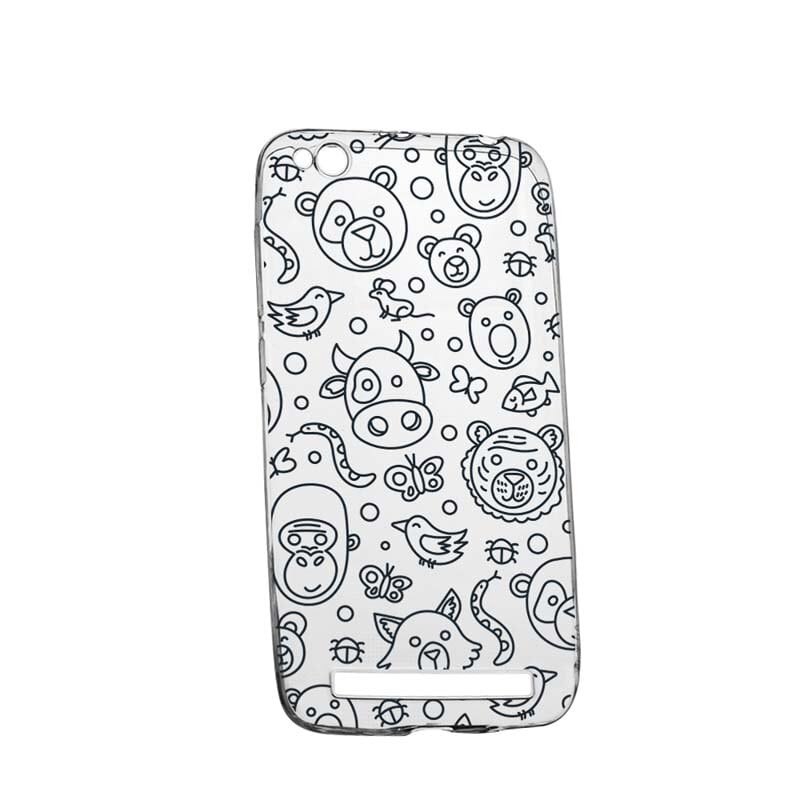 Husa Silicon, Transparent, Slim, Teddy, 131, Xiaomi Redmi 4A