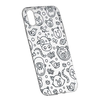 Husa Silicon, Transparent, Slim, Teddy, 131, Sony XA1 Husa Silicon, Transparent, Slim, Teddy, 131, Sony XA1