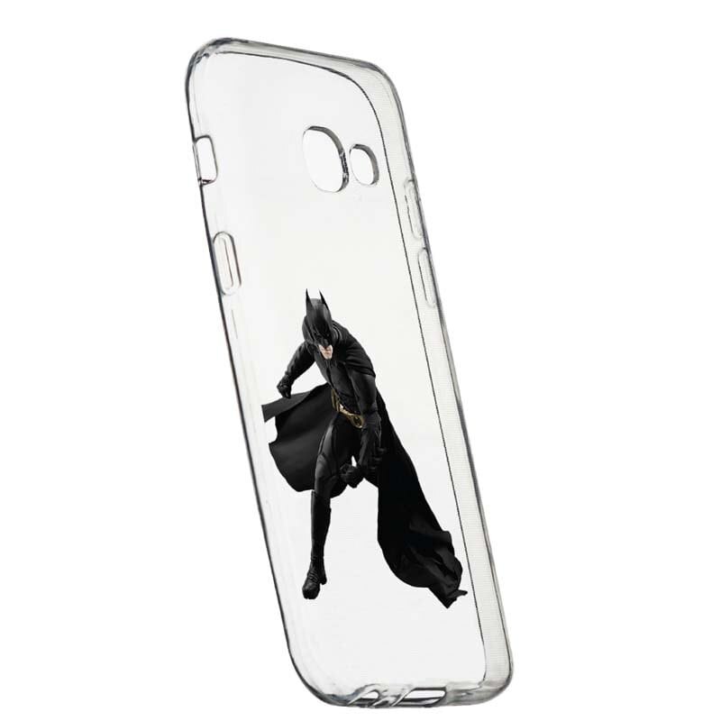 Husa Silicon, Transparent, Slim, Batman, 132, Samsung Galaxy A3 2016