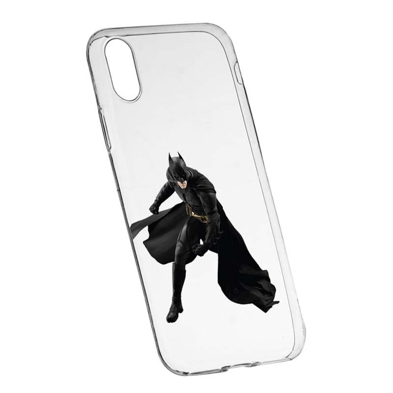 Husa Silicon, Transparent, Slim, Batman, 132, HTC Desire 12