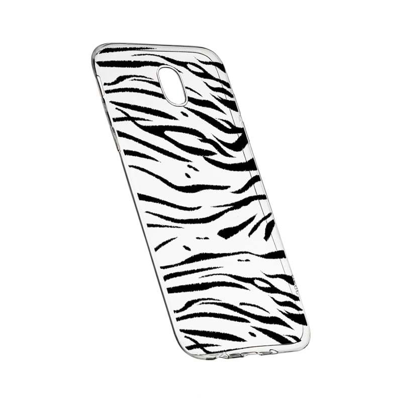 Husa Silicon, Transparent, Slim, Zebra, 134, Samsung Galaxy J7 2017