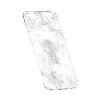 Husa Silicon, Transparent, Slim, Marble, 135, Huawei P Smart Husa Silicon, Transparent, Slim, Marble, 135, Huawei P Smart