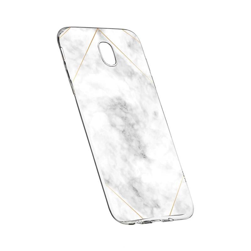 Husa Silicon, Transparent, Slim, Marble, 135, Nokia 3