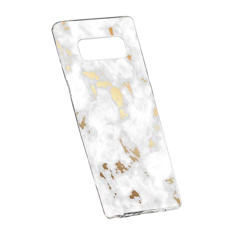 Husa Silicon, Transparent, Slim, Marble, 136, Samsung Galaxy Note 8