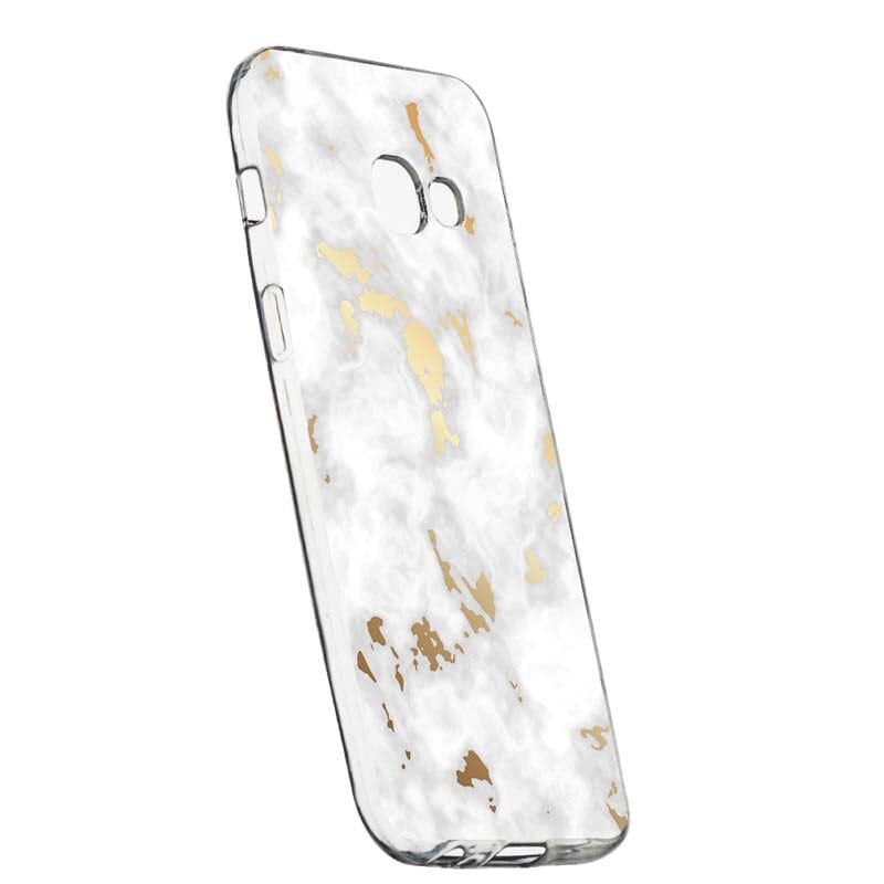 Husa Silicon, Transparent, Slim, Marble, 136, Samsung Galaxy A3 2017