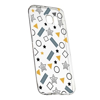 Husa Silicon, Transparent, Slim, Star, 138, HTC U Ultra Husa Silicon, Transparent, Slim, Star, 138, HTC U Ultra