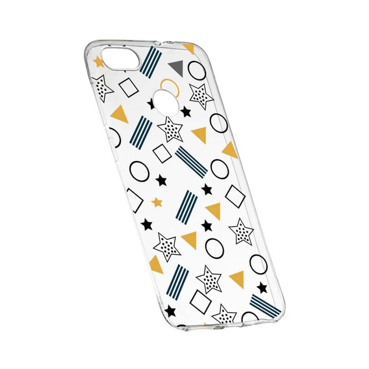 Силиконов кейс, Transparent, Slim, Star, 138, HTC Desire 12 Plus