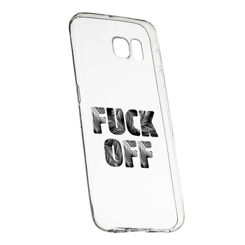 Husa Silicon, Transparent, Slim, Fu**Off, 139, Samsung Galaxy S6 Husa Silicon, Transparent, Slim, Fu**Off, 139, Samsung Galaxy S6