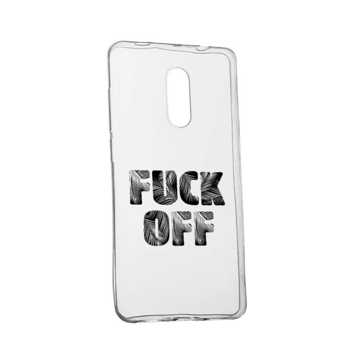 Szilikon tok, átlátszó, vékony, Fu**Off, 139, Nokia 7