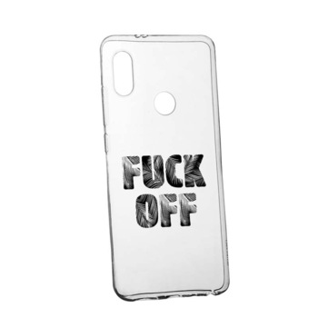 Husa Silicon, Transparent, Slim, Fu**Off, 139, Xiaomi Redmi S2 / Y2 Husa Silicon, Transparent, Slim, Fu**Off, 139, Xiaomi Redmi S2 / Y2