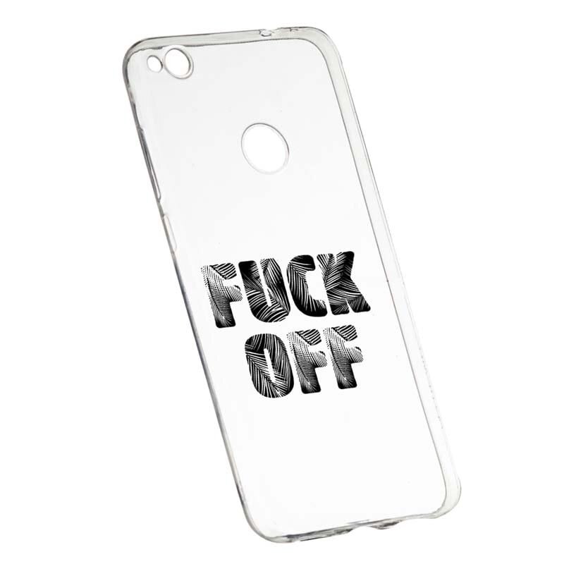 Husa Silicon, Transparent, Slim, Fu**Off, 139, Xiaomi Mi Max