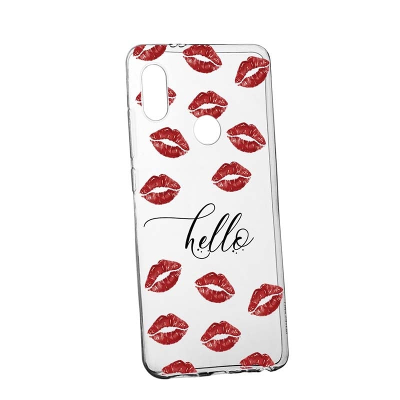 Husa Silicon, Transparent, Slim, Kisses, 140, Xiaomi Redmi S2 / Y2