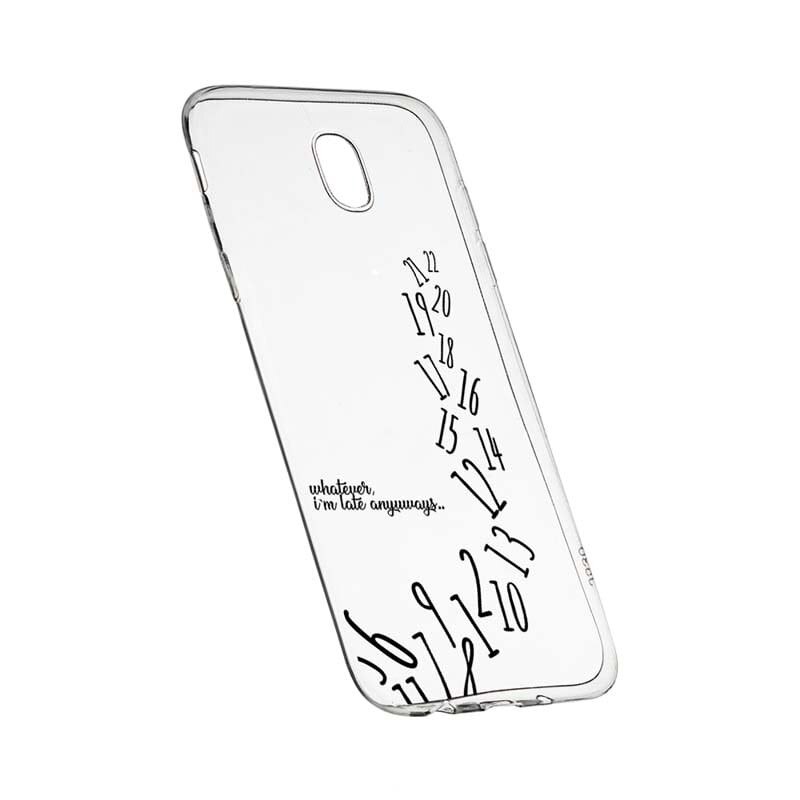 Husa Silicon, Transparent, Slim, Whatever I'm Late, 141, Huawei Honor 5X / GR5