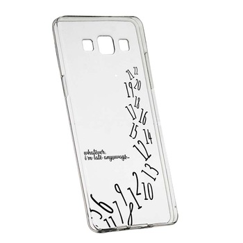 Husa Silicon, Transparent, Slim, Whatever I'm Late, 141, Huawei MATE 10 Husa Silicon, Transparent, Slim, Whatever I'm Late, 141, Huawei MATE 10