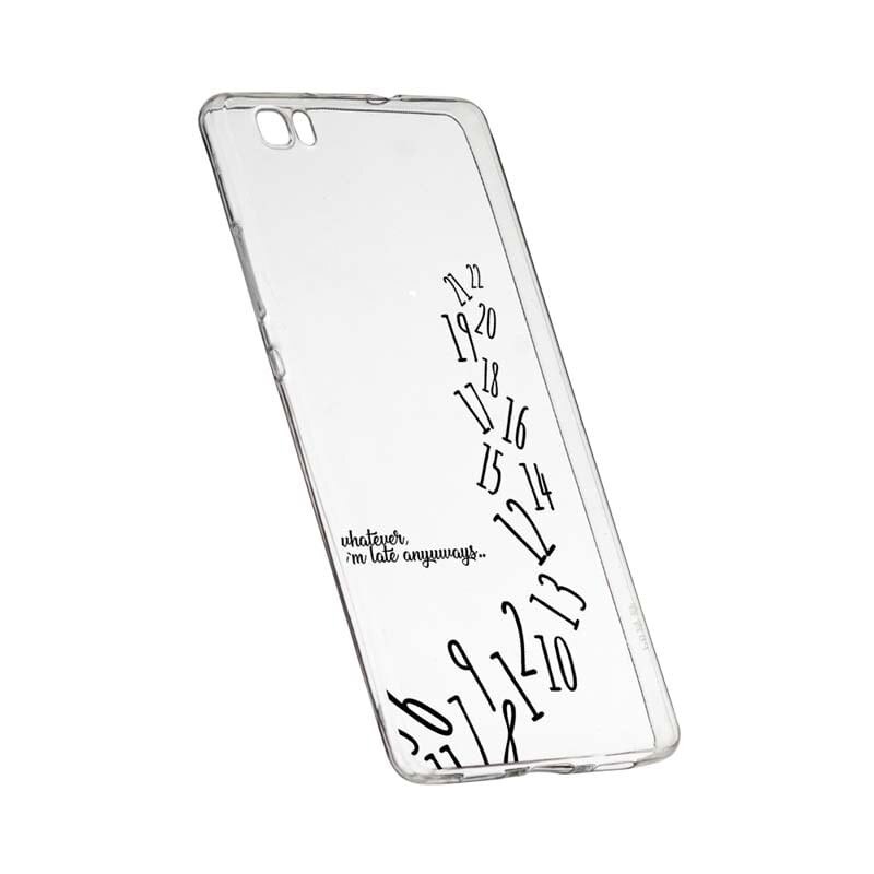 Husa Silicon, Transparent, Slim, Whatever I'm Late, 141, Huawei Honor 4A