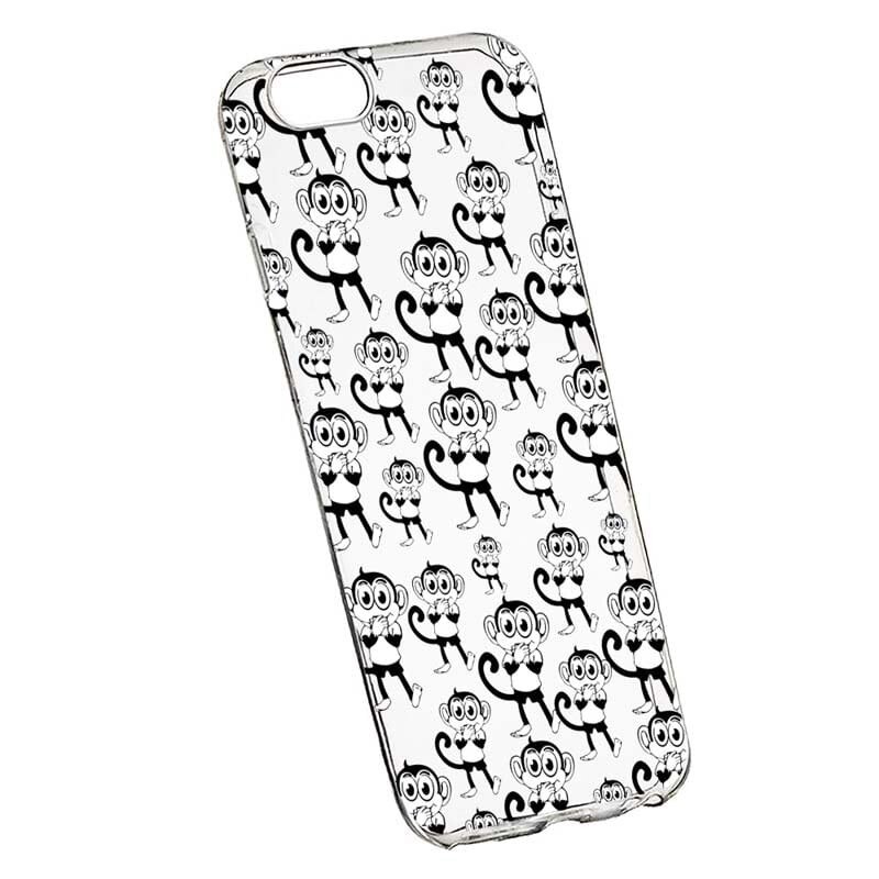 Husa Silicon, Transparent, Slim, Monkey, 142, Apple iPhone 6 PLUS / 6S PLUS