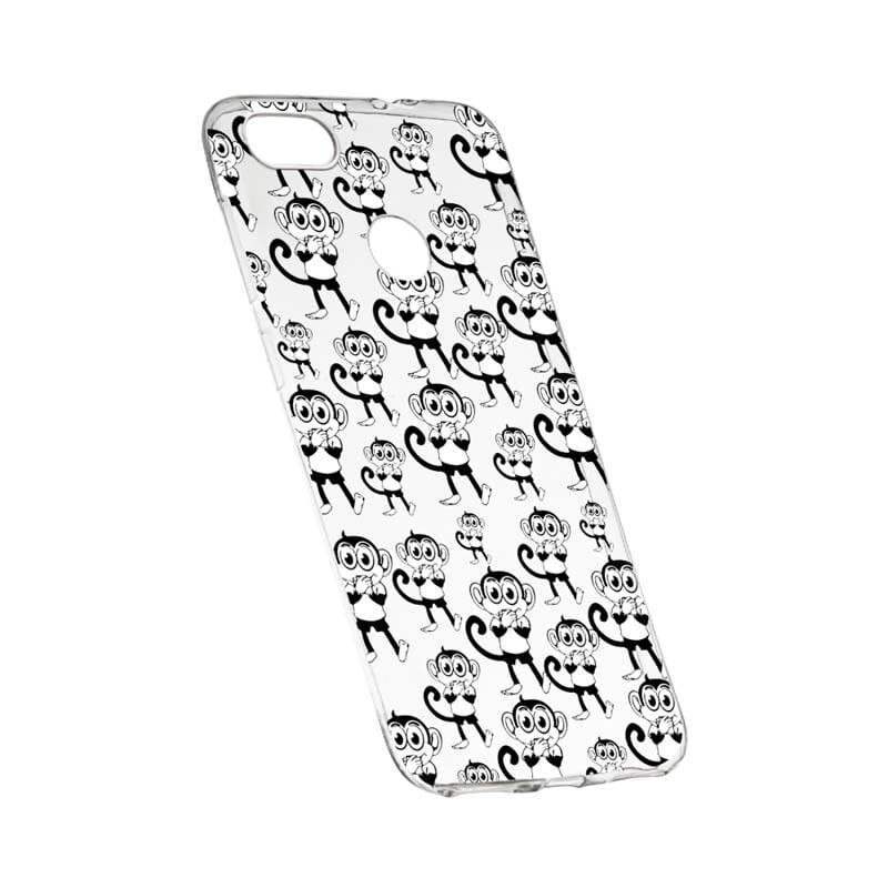 Husa Silicon, Transparent, Slim, Monkey, 142, Huawei P Smart