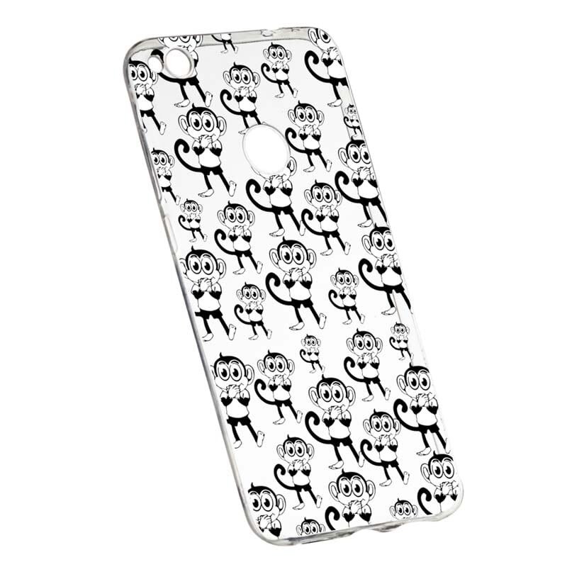 Husa Silicon, Transparent, Slim, Monkey, 142, Xiaomi Mi Max